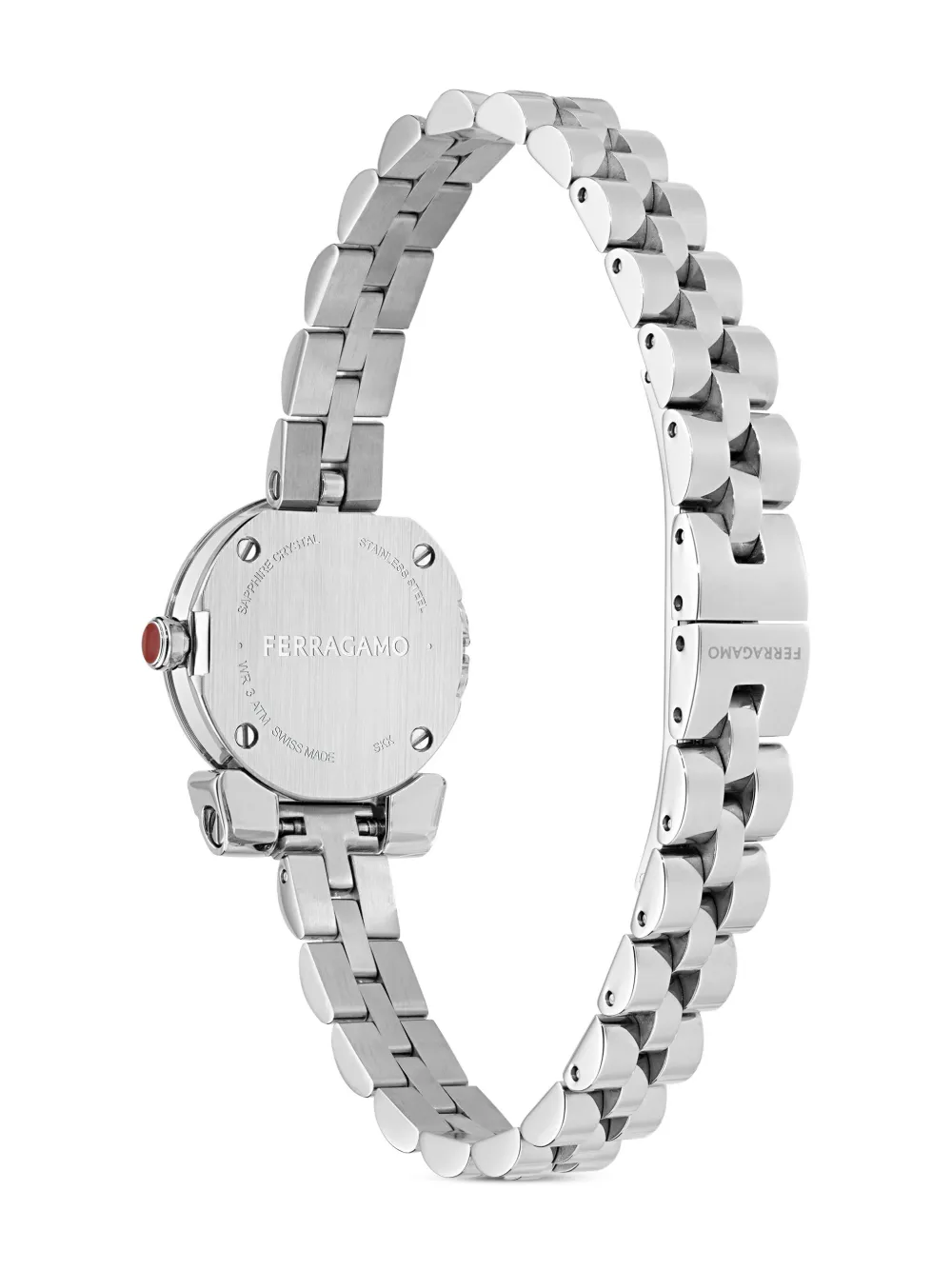 Ferragamo Women's Swiss Stainless Steel Bracelet Watch 23mm In Blau