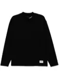 Neighborhood logo-embroidered T-shirt - Black