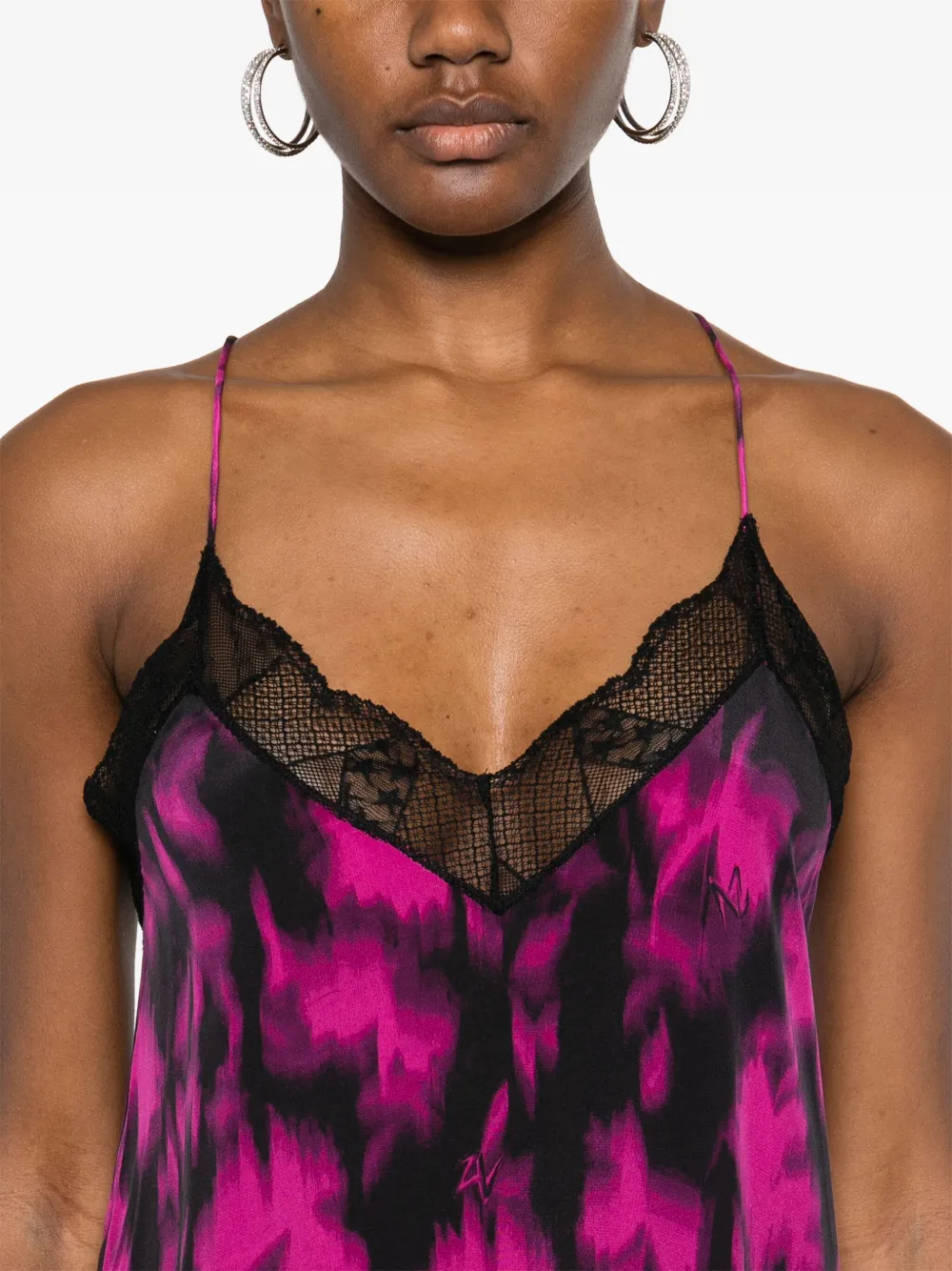 Zadig&Voltaire Ristyl midi-jurk Roze