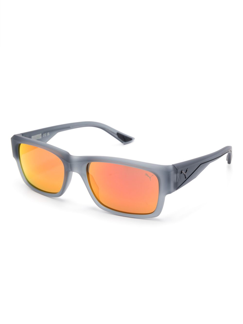 PUMA EYEWEAR rectangle-frame sunglasses - Grijs