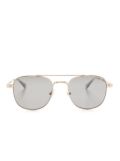 Montblanc pilot-frame sunglasses - Gold