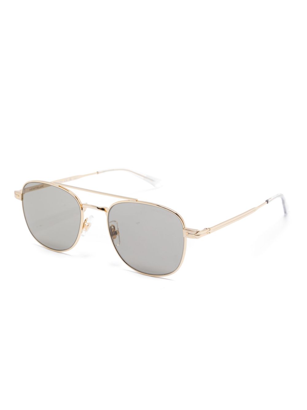 Montblanc pilot-frame sunglasses - Goud