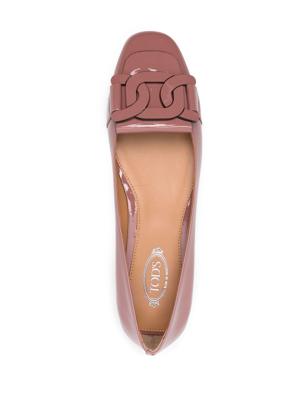 Shop Tod's Wisteria Ballet Flats In Pink