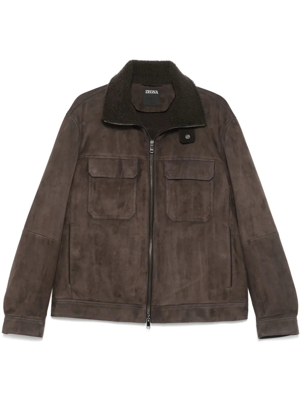 Zegna suede jacket store