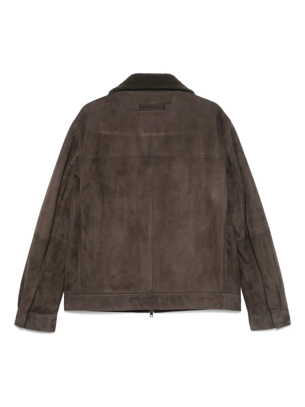 Zegna Suède jack - Bruin