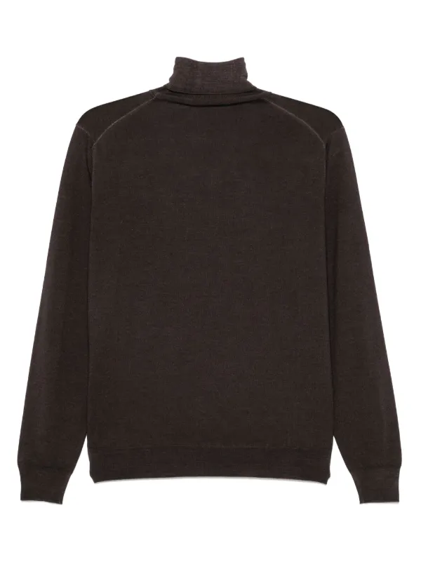 Dell'oglio merino-wool Turtleneck Sweater Brown FARFETCH TR