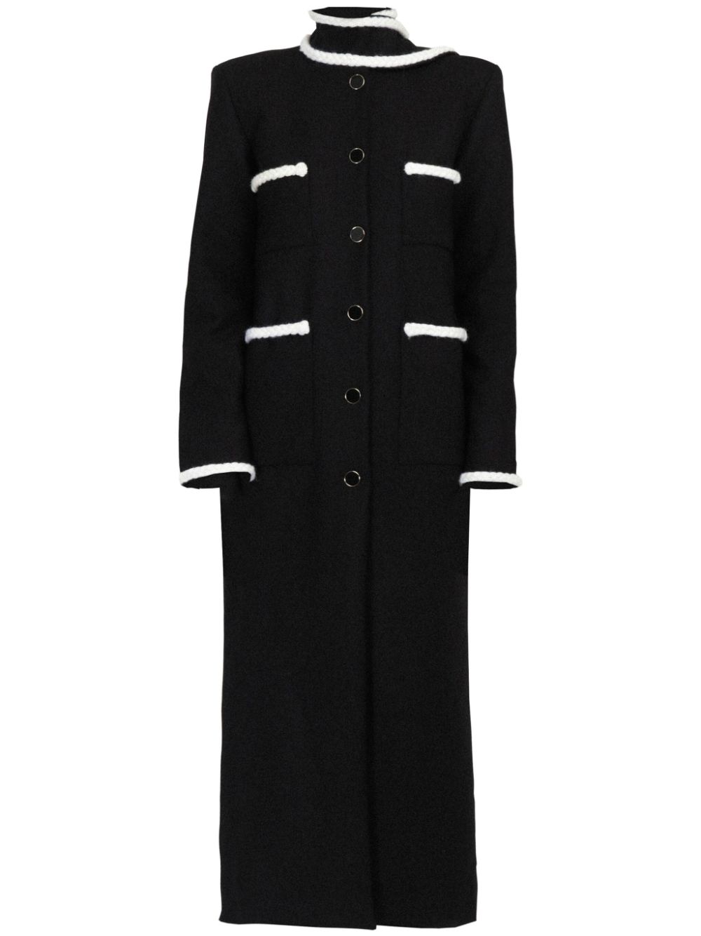 Rowen Rose four-pocket coat - Black