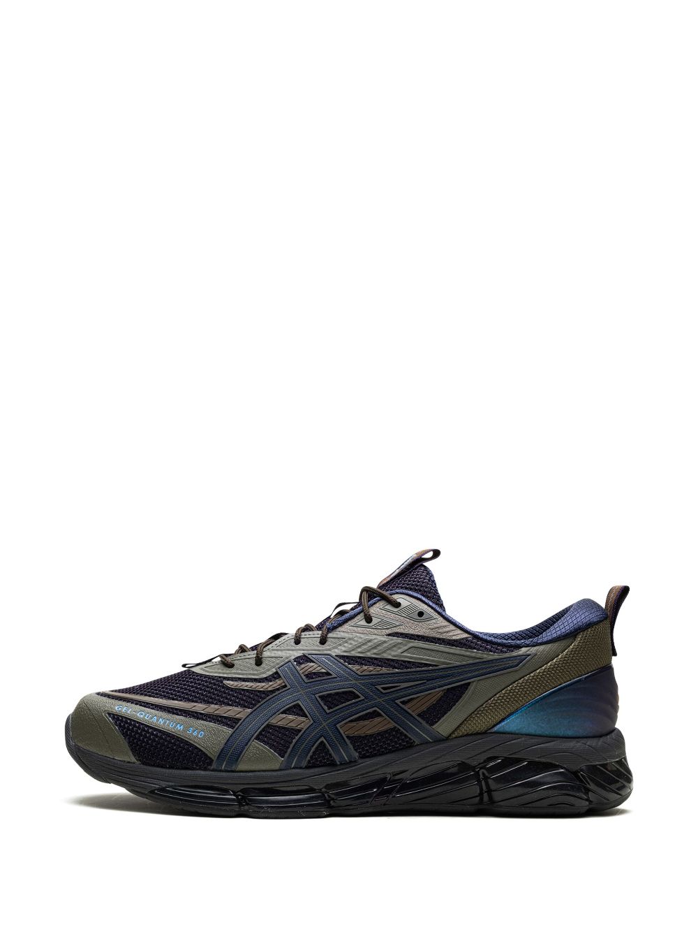 Shop Asics Gel-quantum 360 Vii Utility "night Shade" Sneakers In Black