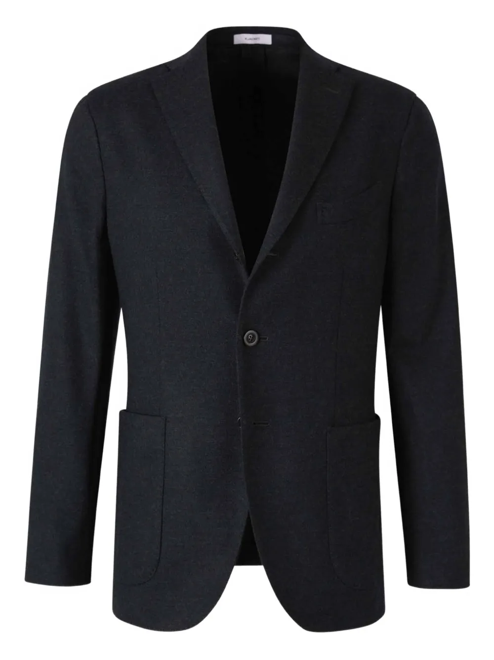 Boglioli Blazer met opgestikte zak en twee knopen Groen