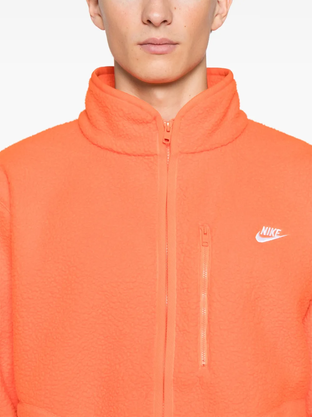 Nike Fleece jack Oranje