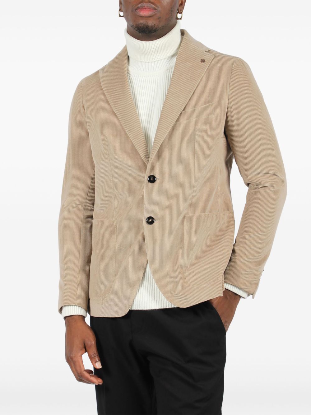 Tagliatore Ribfluwen blazer - Bruin