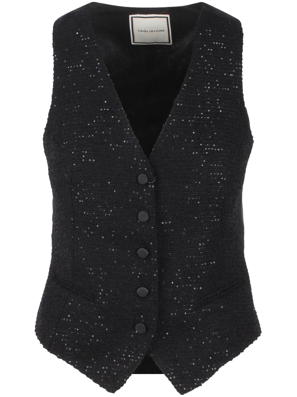 Tagliatore Giselle waistcoat - Black