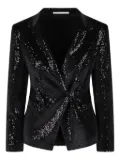 Tagliatore sequin-embellished blazer - Black