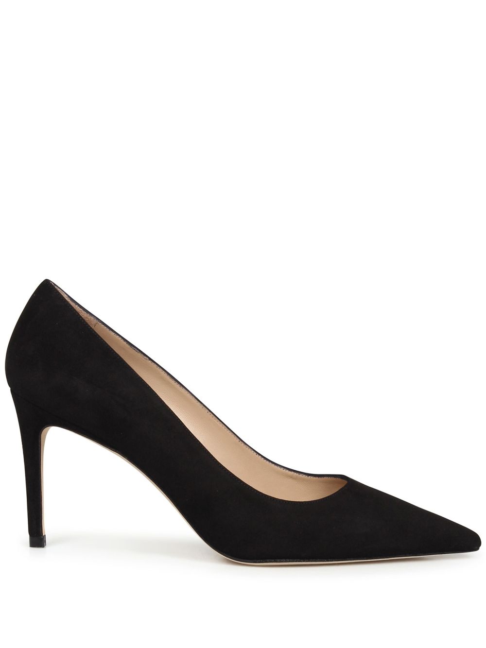 Stuart Weitzman 85mm leather pumps Black