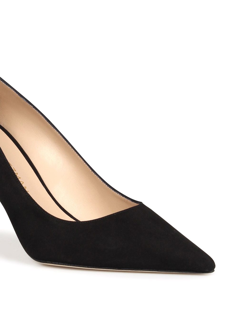 Stuart Weitzman 85mm leather pumps Black