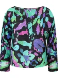 Pleats Please Issey Miyake Dance With New Friends top - Green