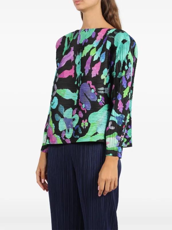 Pleats Please Issey Miyake Dance With New Friends Top Pleats Please Issey Miyake Dance With New Friends Top
