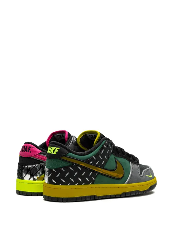 Nike x DOAF Dunk Low What The Duck University Of Oregon Home Sneakers Green FARFETCH CA