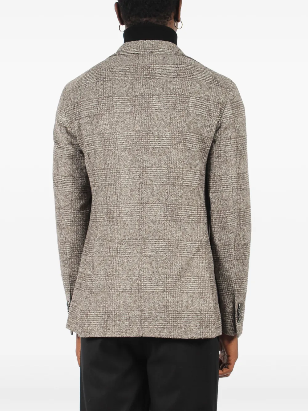 Tagliatore Geruite blazer Bruin