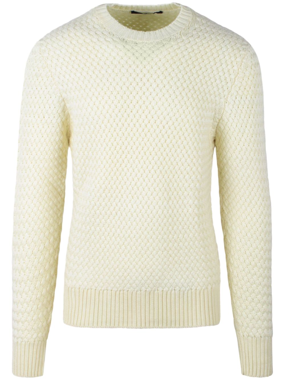 Tagliatore wool sweater - White