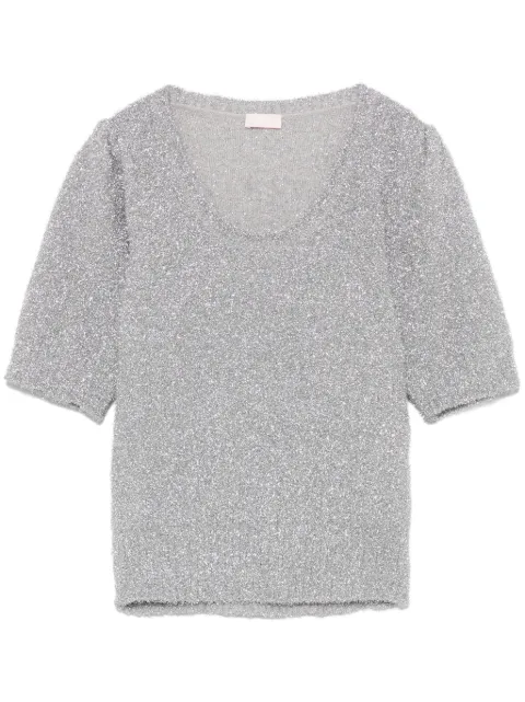 LIU JO t-shirt à effet lurex