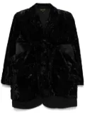 Comme Des Garçons velvet blazer - Black
