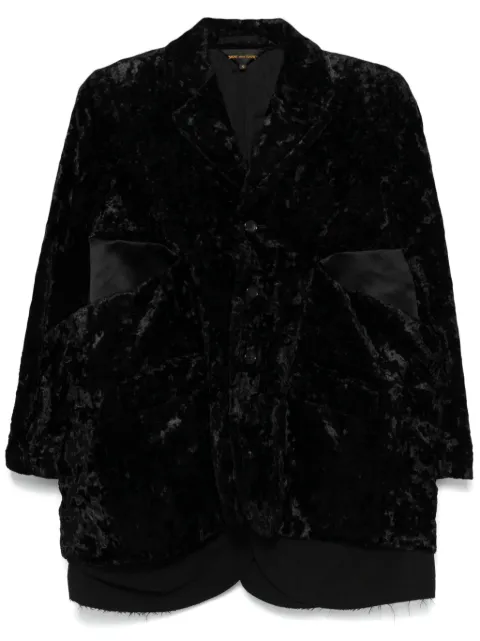 Comme Des Garçons velvet blazer