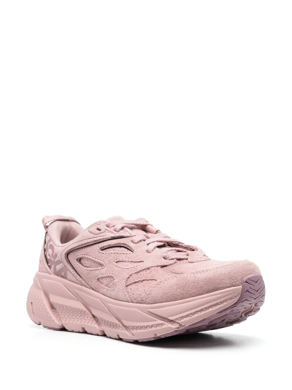 HOKA CLIFTL SUEDE "PALE MAUVE" Pink