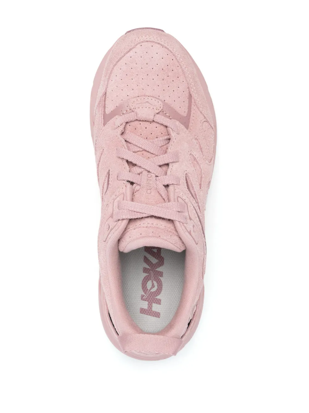 HOKA CLIFTL SUEDE "PALE MAUVE" Pink