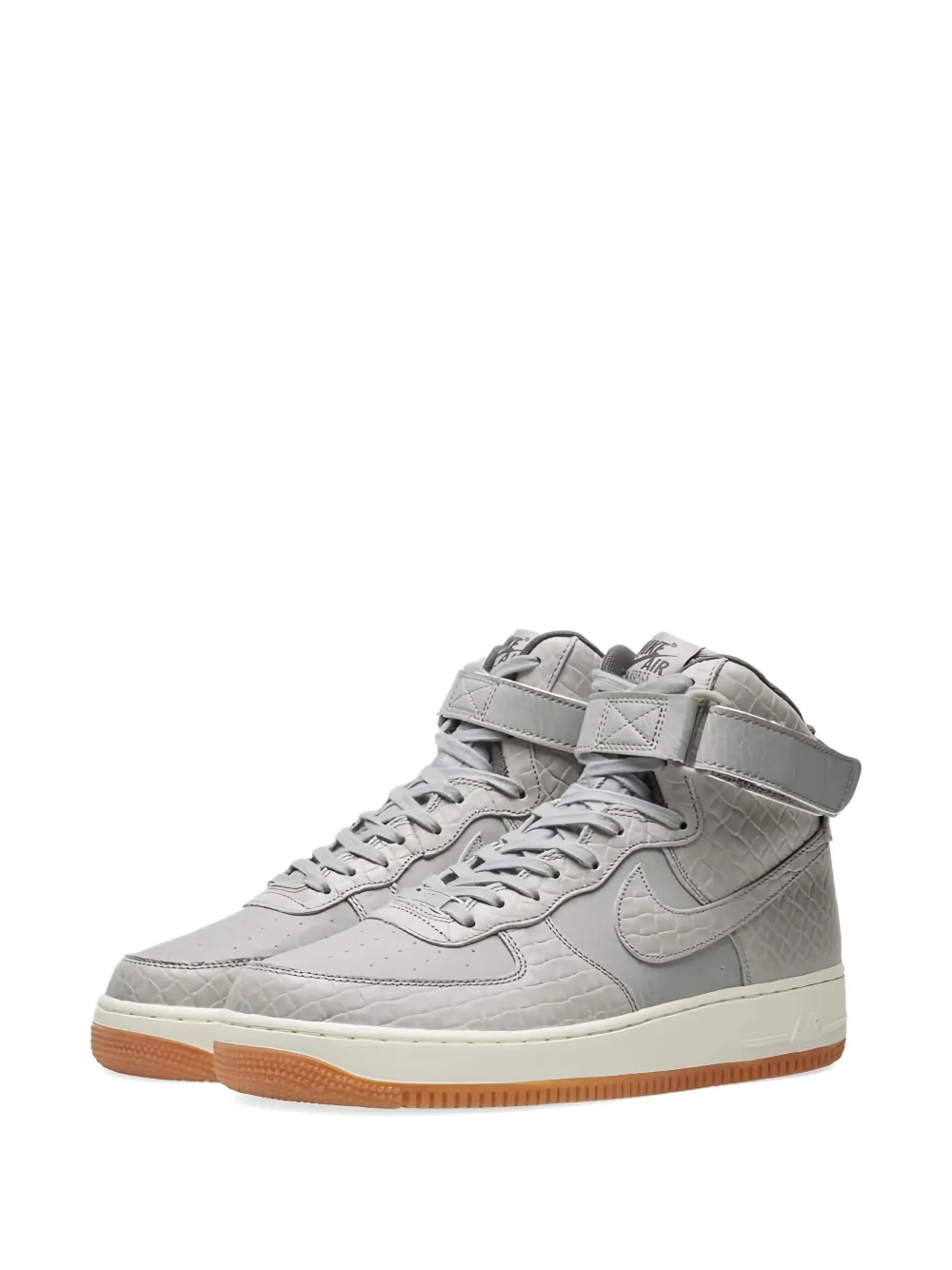 Nike Air Force 1 Hi "Croc Wolf Grey Gum" sneakers