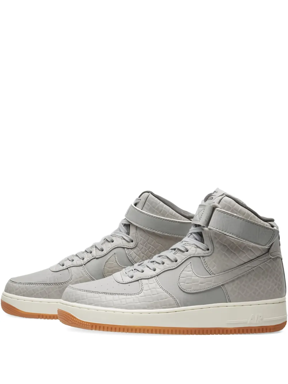 Nike Air Force 1 Hi "Croc Wolf Grey Gum" sneakers