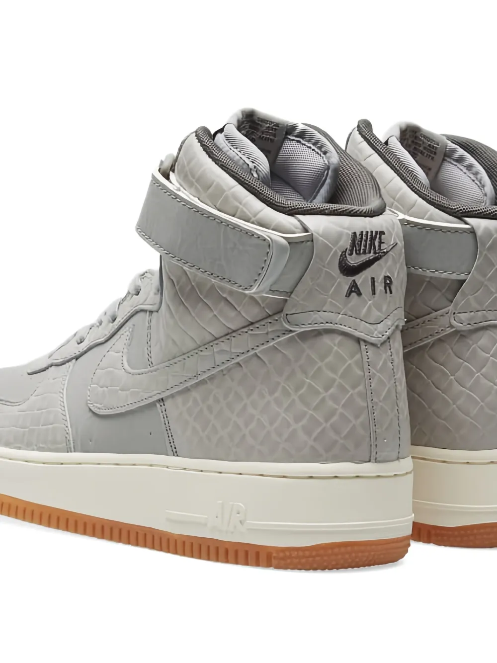 Nike Air Force 1 Hi "Croc Wolf Grey Gum" sneakers