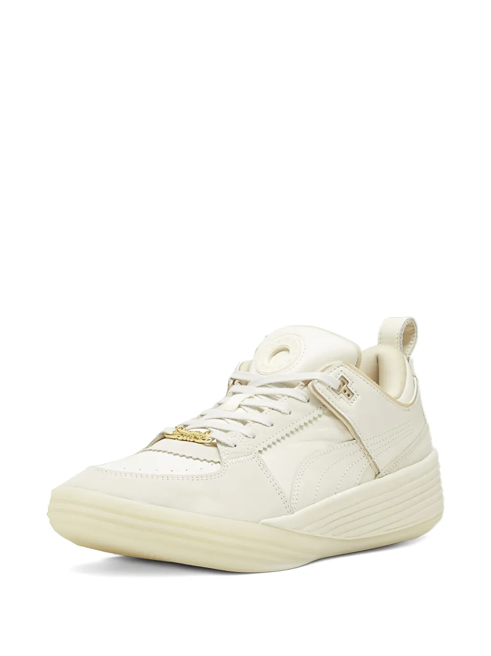 PUMA All-Pro Trophy Hunting leather sneakers Neutrals