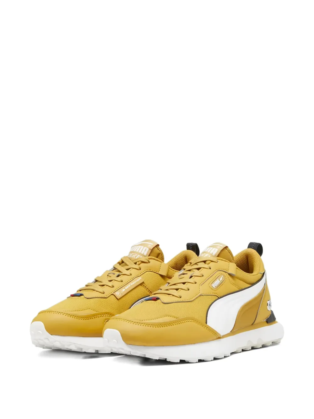 Puma X Bmw Mms Rider Fv "yellow" Sneakers In Yellow