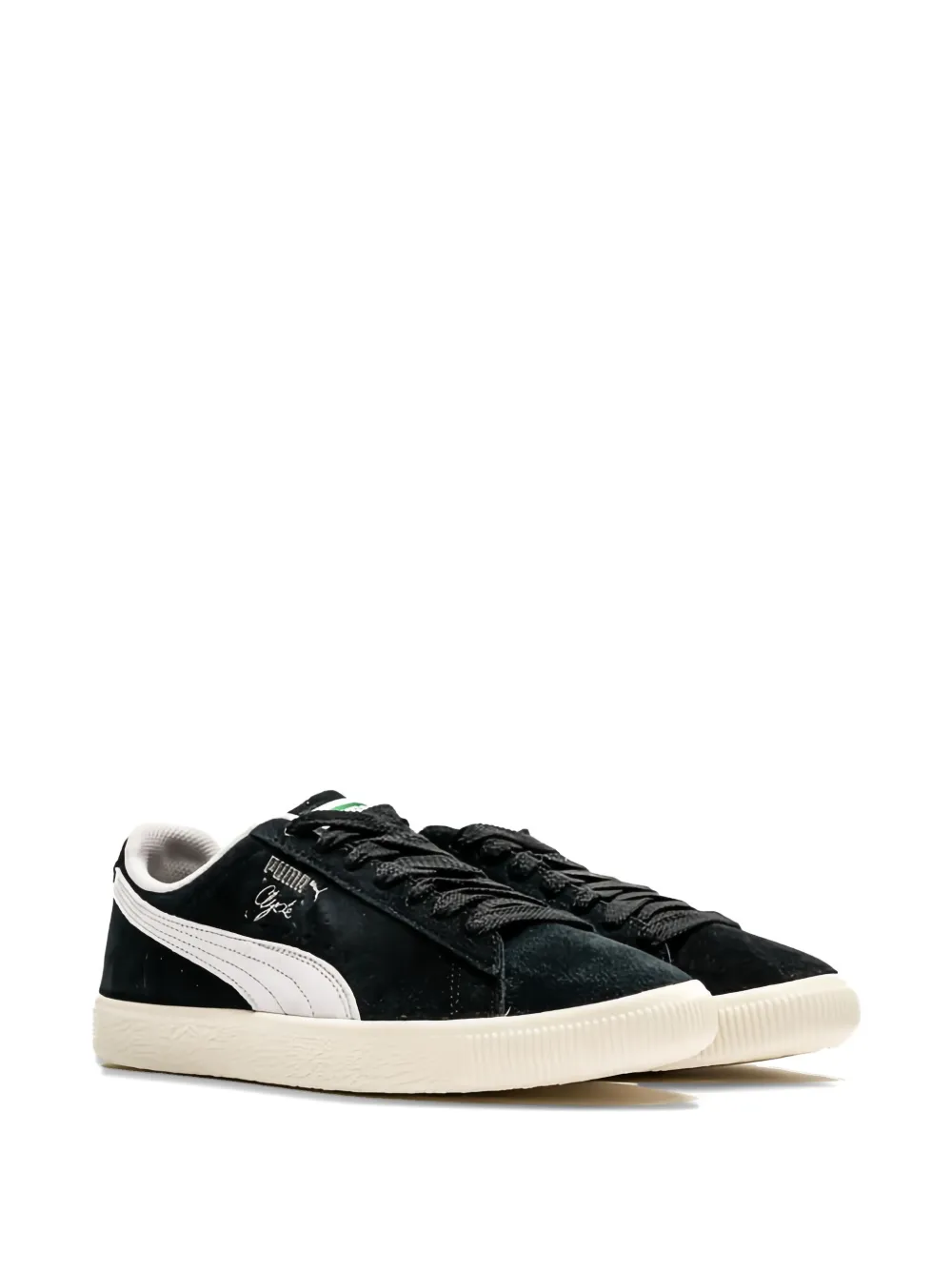 PUMA Clyde Hairy Suede "Black" sneakers
