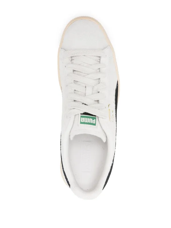 PUMA Clyde スエードスニーカー | ホワイト | FARFETCH JP
