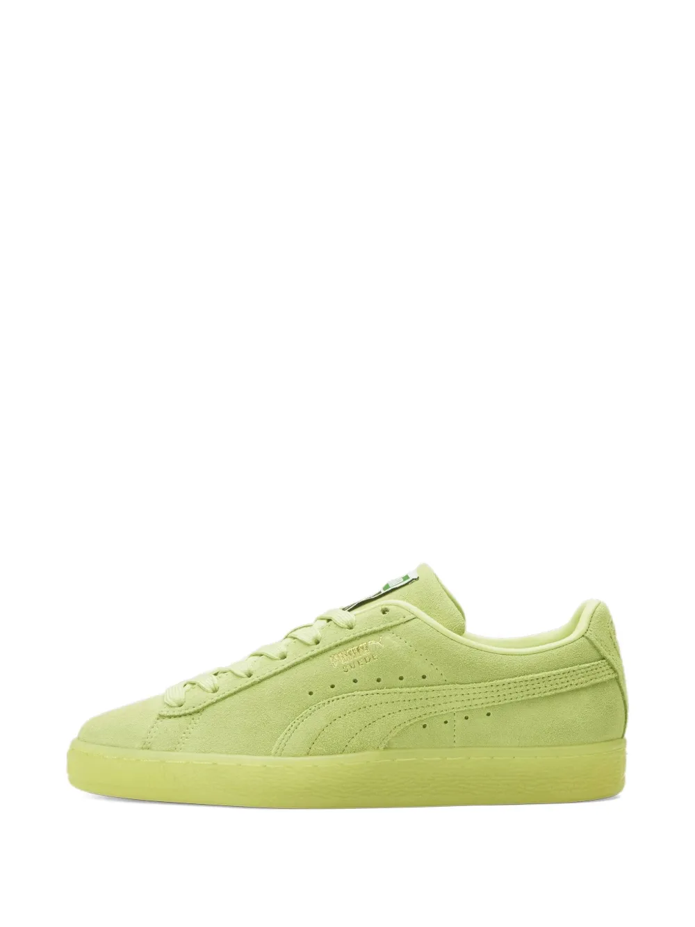 PUMA Classic XXI "Yellow" suède sneakers Groen