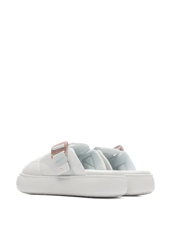 PUMA Suede Mayu Mules | White | FARFETCH HK