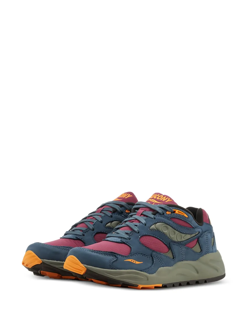 Saucony Grid Shadow 2 lace-up sneakers Purple