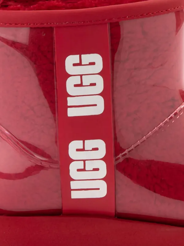 UGG Kids Mini Classic Clear Boots Red FARFETCH AM