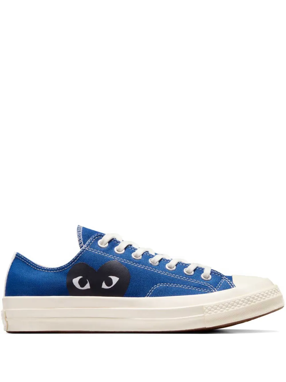 Converse x Comme Des Garçons PLAY "Chuck Taylor 70 Blue Quartz Egret Black" sneakers