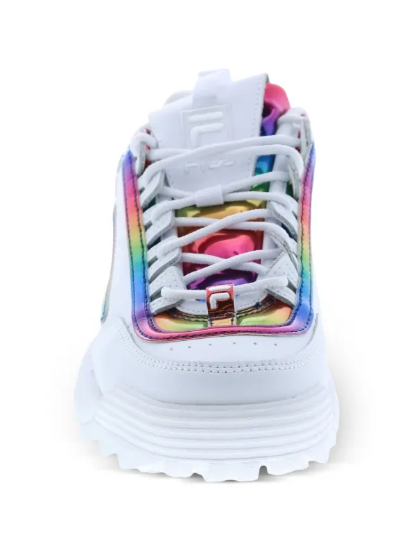 adidas gazelle silver green womens Fila Disruptor II Premium White Sneakers