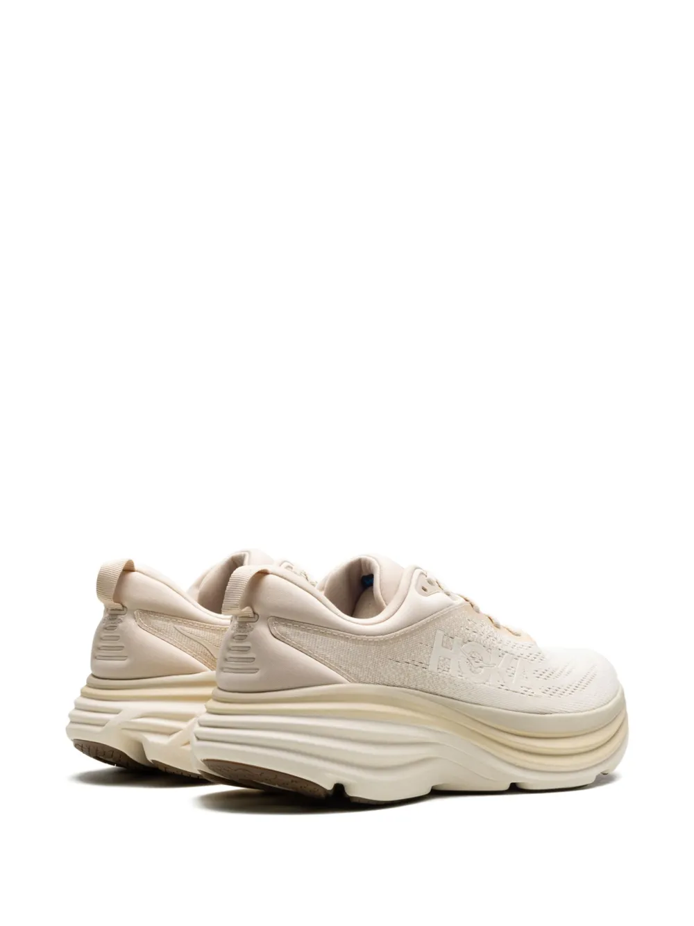 HOKA Bondi 8 "Shifting Sand Vanilla" sneakers White