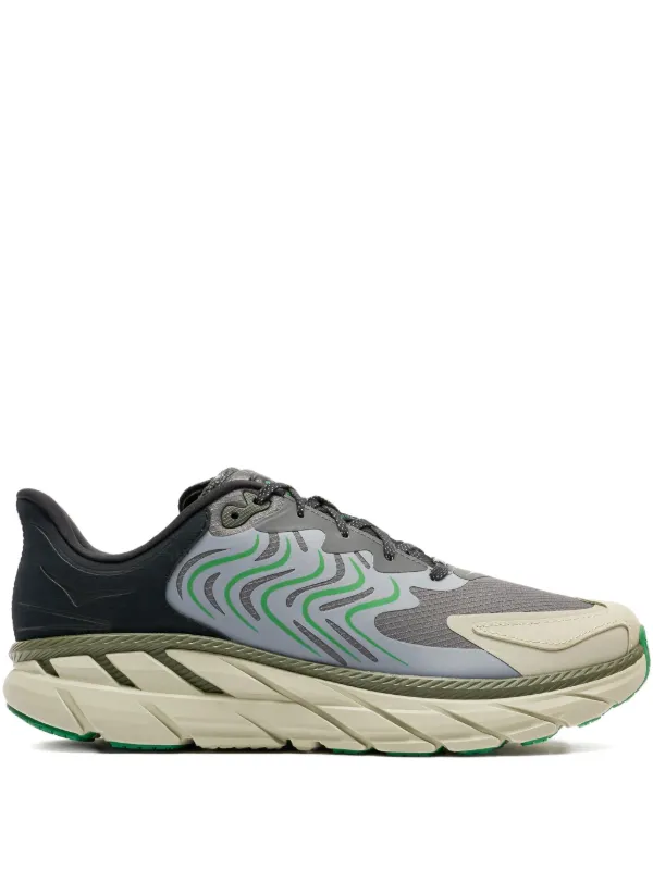 HOKA CLIFTON 1 SUEDE グレー スニーカー HOKA U Clifton LS Tech