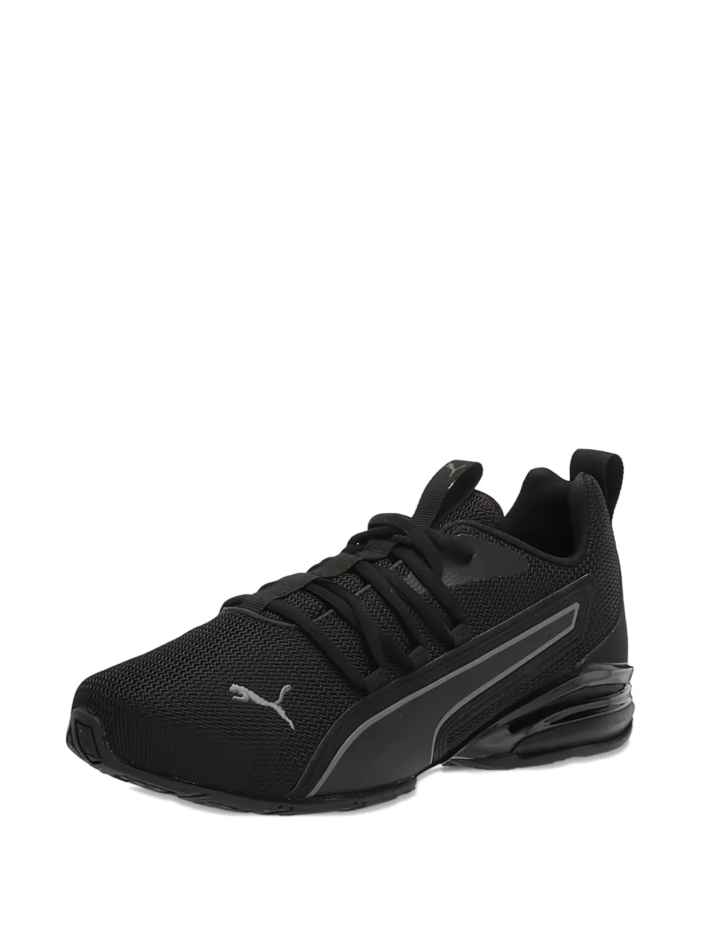 Puma Axelion Lace-up Sneakers In Black