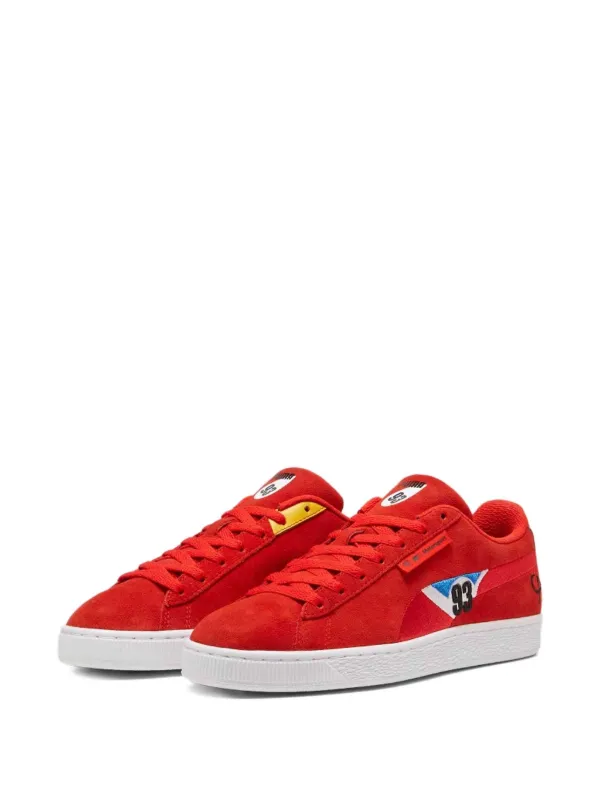 PUMA x BMW Motorsport Calder Suede Sneakers Red