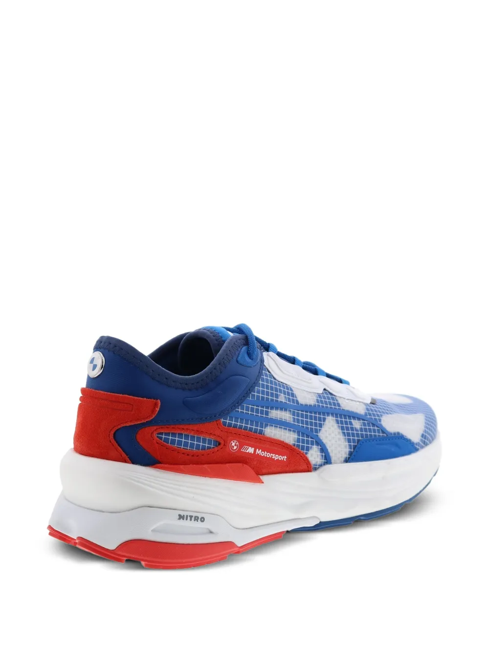 PUMA x BMW Motorsport Extent Nitro grid-pattern sneakers Blue