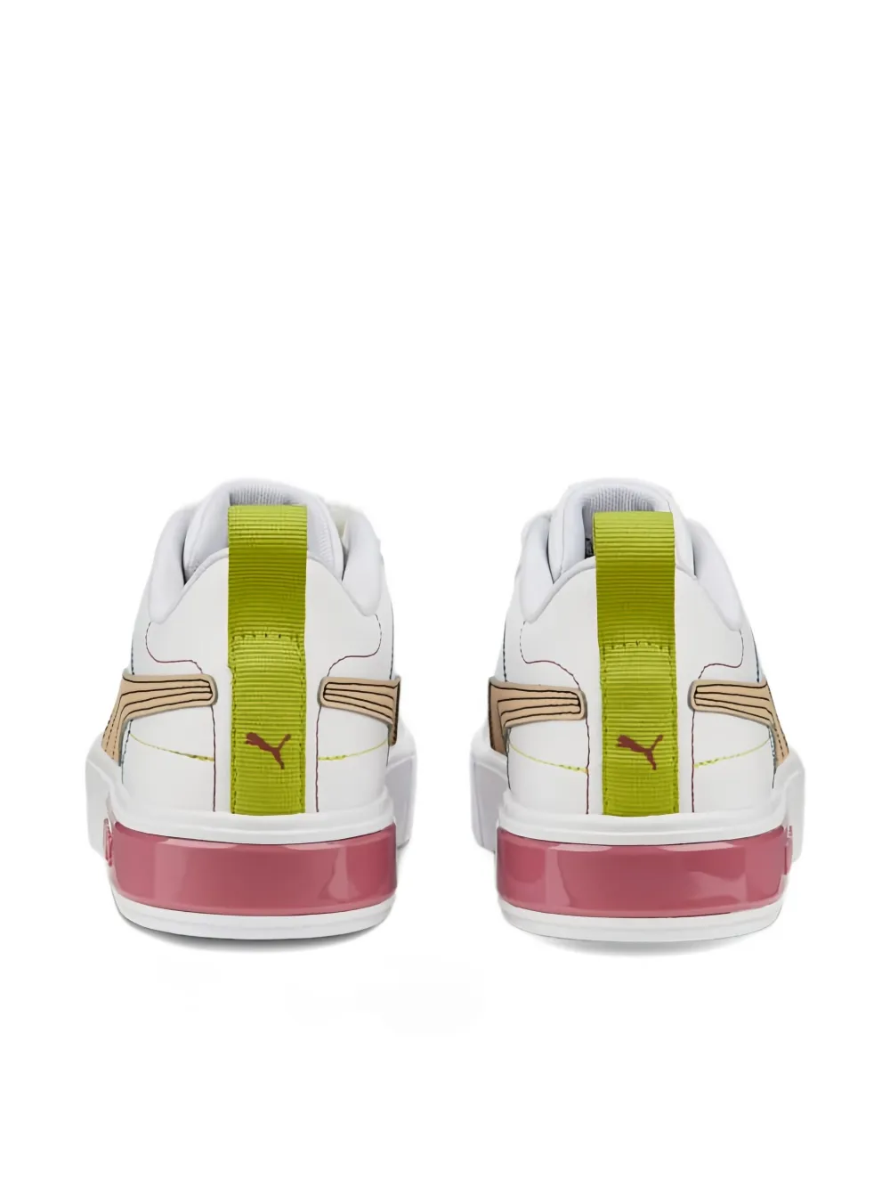 Puma Cali Star Pierced Sneakers In White