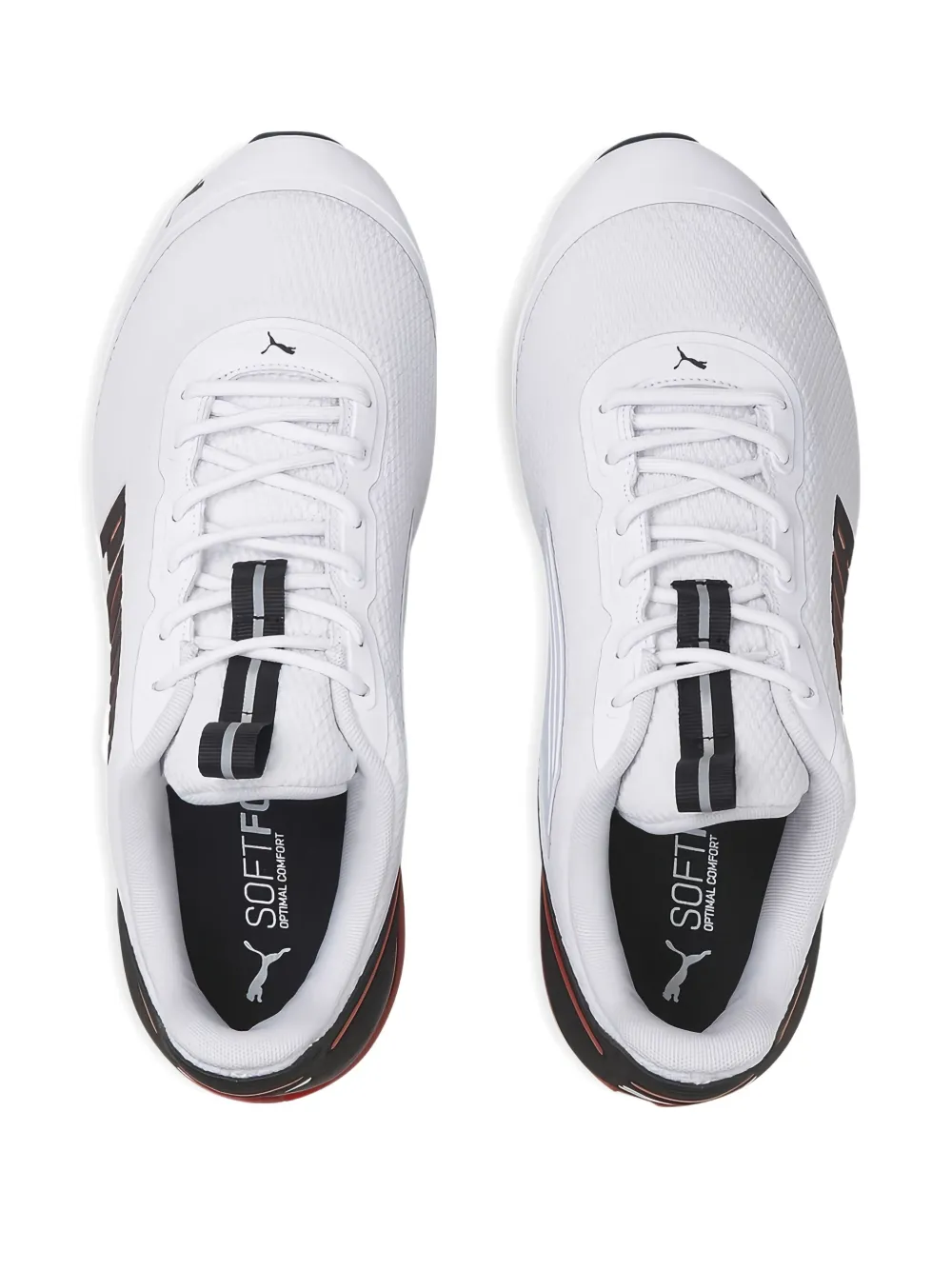 PUMA Cell Divide "White High Risk Red" sneakers