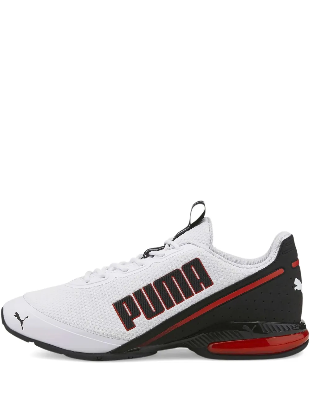 PUMA Cell Divide "White High Risk Red" sneakers